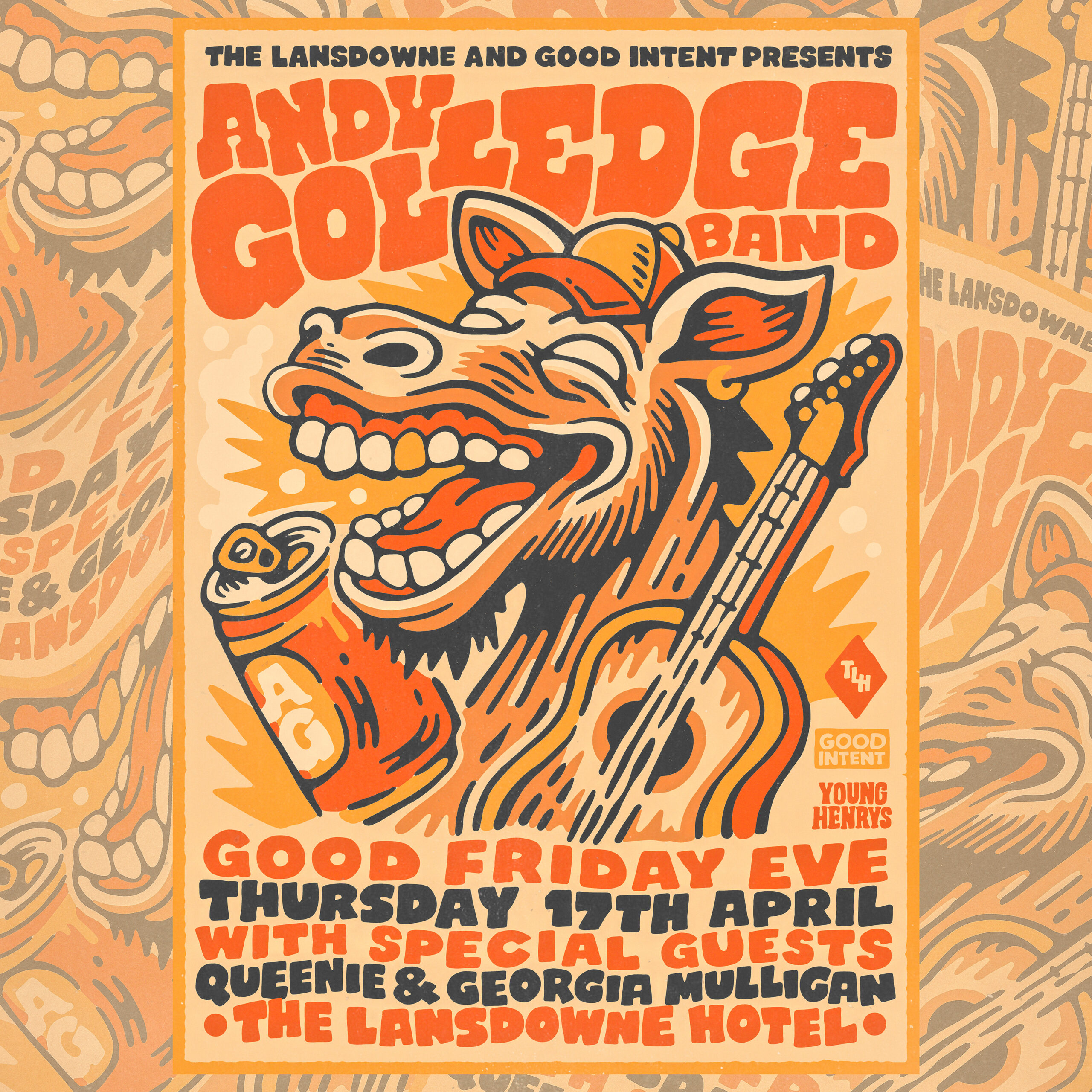 GOOD FRIDaY eVe W/ aNDY GOLLeDGe BaND, QUeeNIe + GeORGIa MULLIGaN – THe LaNSDOWNe HOTeL